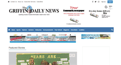 Desktop Screenshot of griffindailynews.com